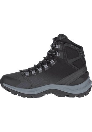 Schnürstiefelette - black