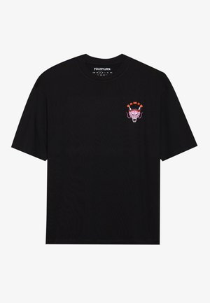 YOURTURN UNISEX - T-shirt imprimé - black