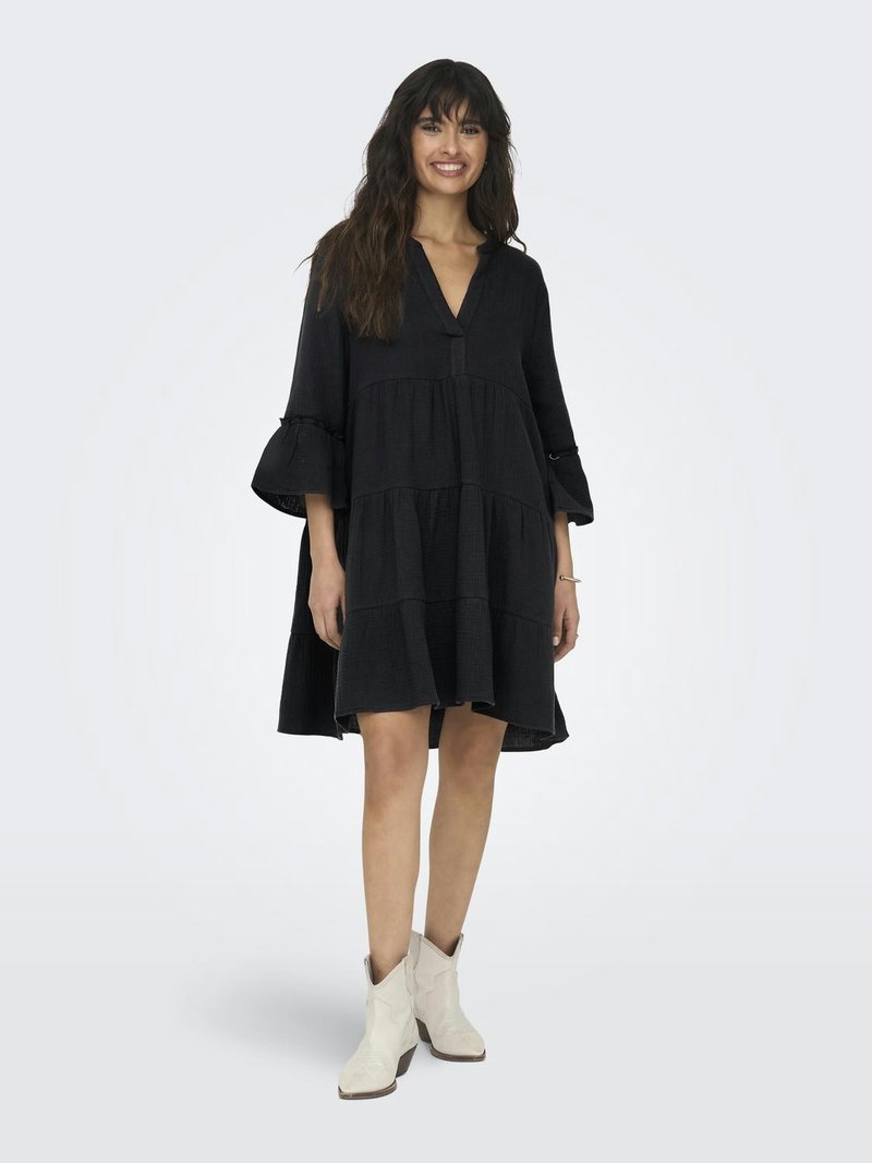 ONLY ONLTHYRA PEPLON - Robe de jour - phantom