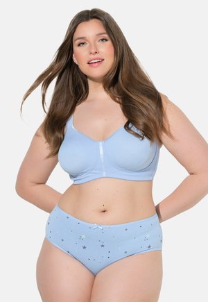 Ulla Popken, 5 PACK OF MIDI BRIEFS- STARS - Slip - dark grey