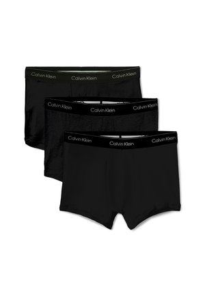 Calvin Klein Underwear TRUNK 3 PACK ICON COTTON STRETCH - Trunks - black