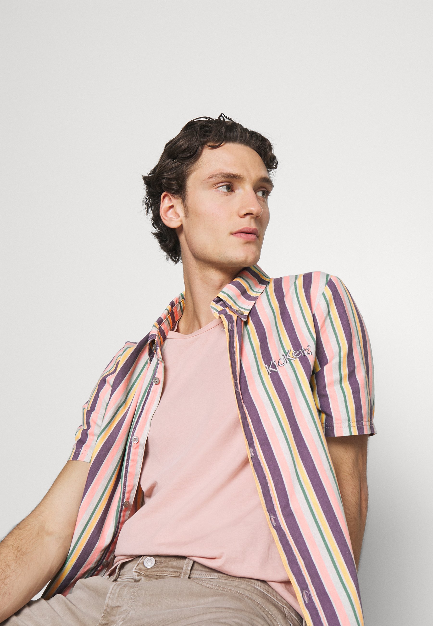 striped short sleeve tee