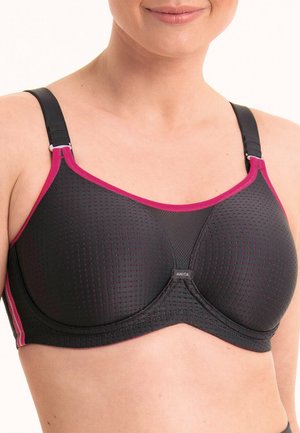 PERFORMANCE WIREX  - Bustier - anthrazit   pink