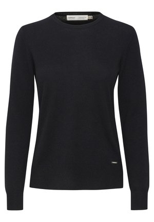 InWear LUKKAIW CREW NECK - Stickad tröja - black