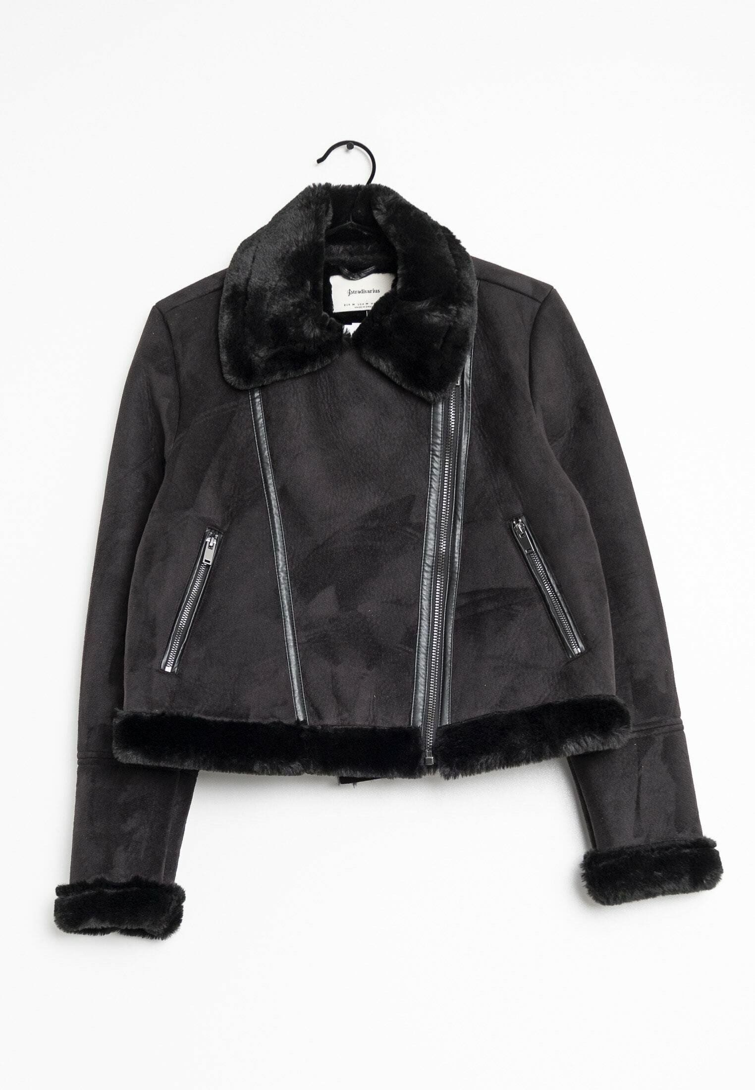 Asos Stradivarius Bikerjacke Stradivarius Wildlederjacke