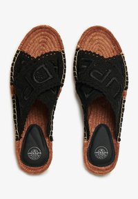 Superdry & Co CROSS STRAP  - Mules - black lace