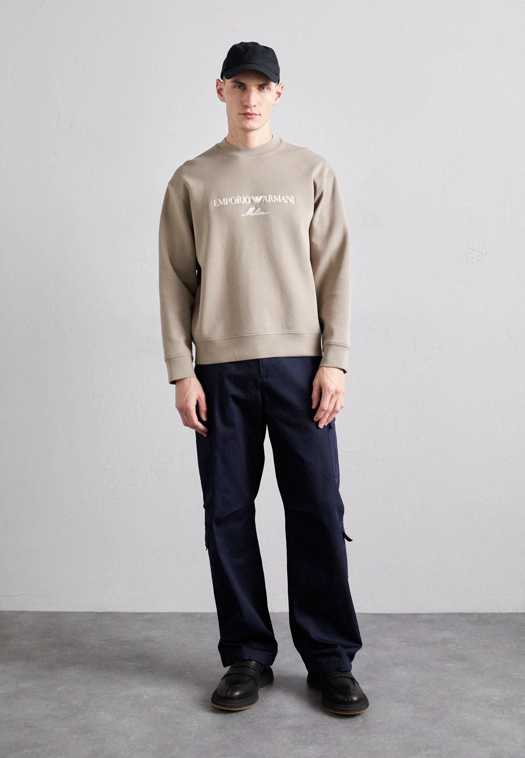 Emporio Armani Sweatshirt - stone - Zalando.co.uk