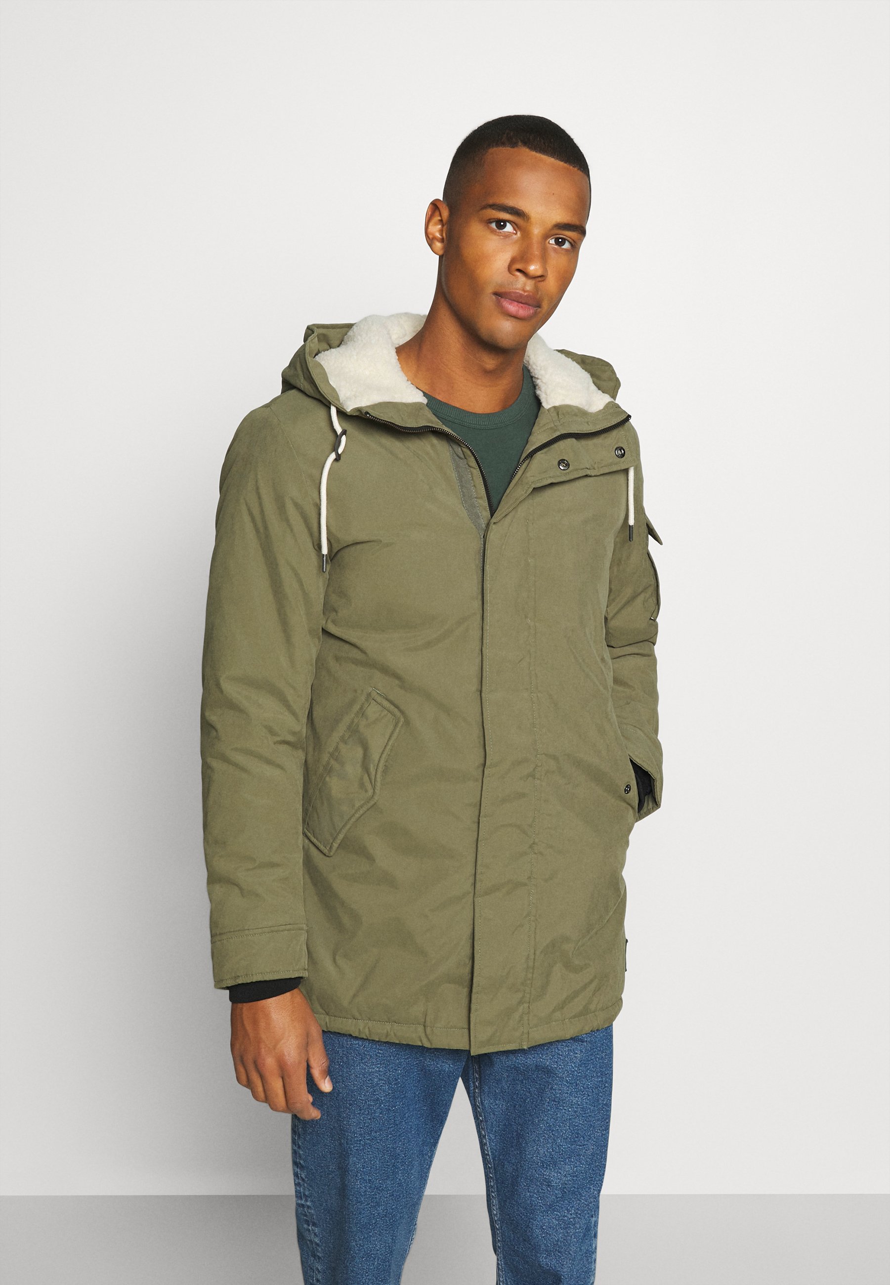 jack and jones olive jacket