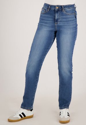 BROEK - Straight leg jeans - donkerblauw
