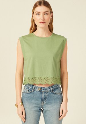 BONOBO Jeans T-shirt print - vert kaki