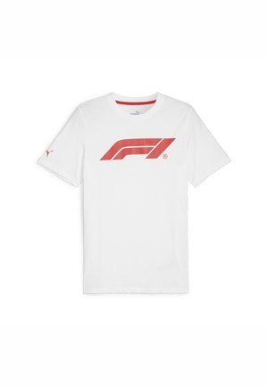 LOGO - Trükipildiga T-särk - puma white