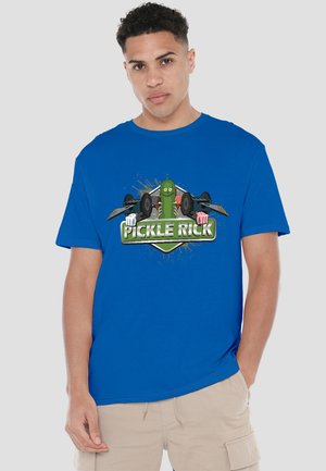 Cotton Soul, RICK AND MORTY PICKLE RICK - T-Shirt print - royal blue