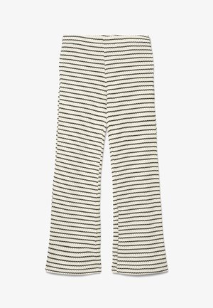 Calliope, PANTALONE LUNGO RIGHE - Pantaloni - var bianco lana