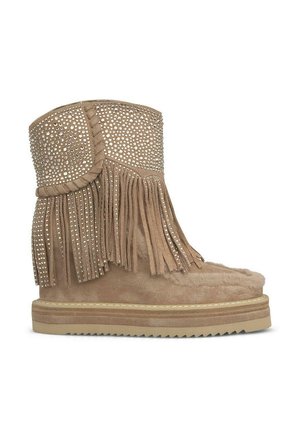 Bottines - marrón jaspeado
