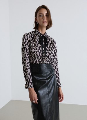 Calliope, CAMICIA FANTASIA - Button-down blouse - var ultrablack