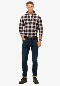 Superdry & Co THE MERCHANT STORE CHECK - Camicia - navy check