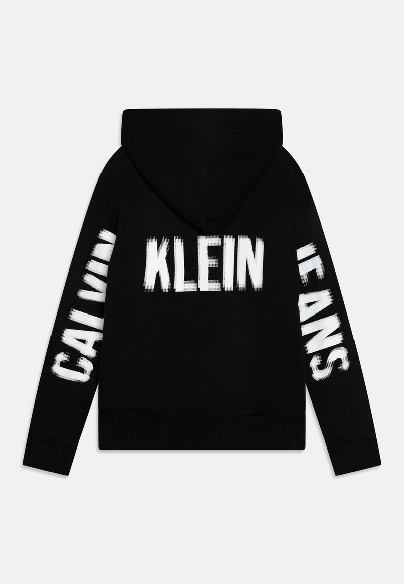 Logo Sweatshirt Calvin Klein Jeans Pullover Schwarz Logo Hoodie Ck