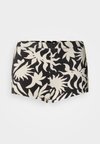BY MY SIDE PALMA SHORT - Bas de bikini - black/white