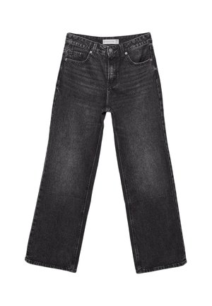 Stradivarius, D92 STRAIGHT WIDE - Wide leg - grey