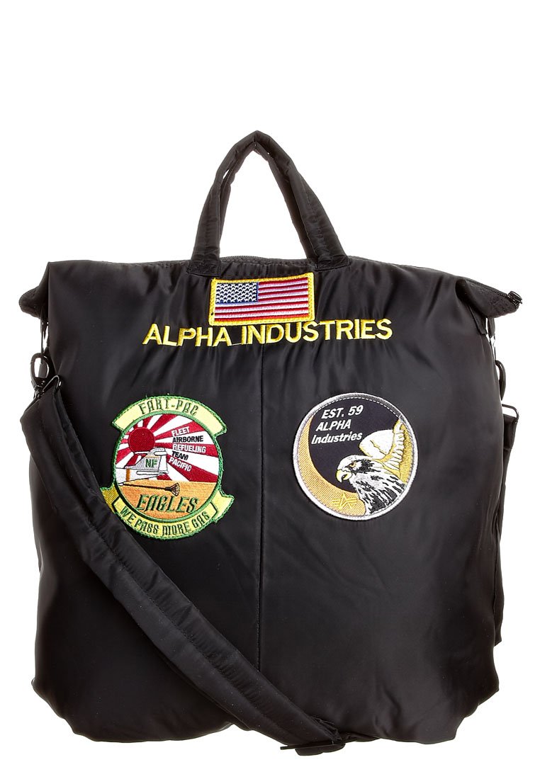 Alpha Industries HELMET BAG Across body bag black Zalando.de