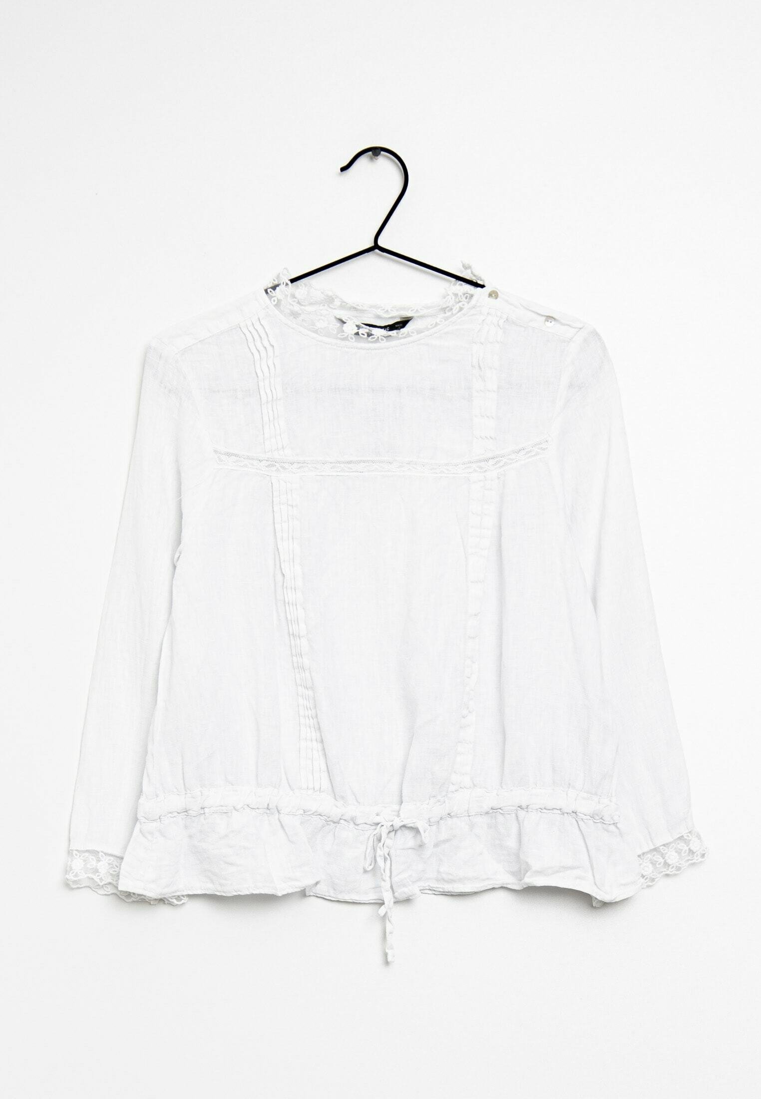 zara bluse weiß