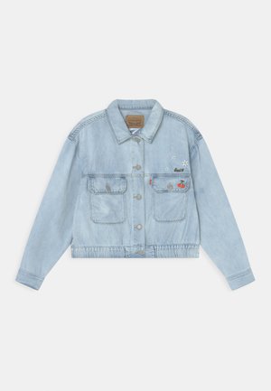 MEET AND GREET SCRUNCHIE TRUCKER - Džinsinis švarkelis - blue denim