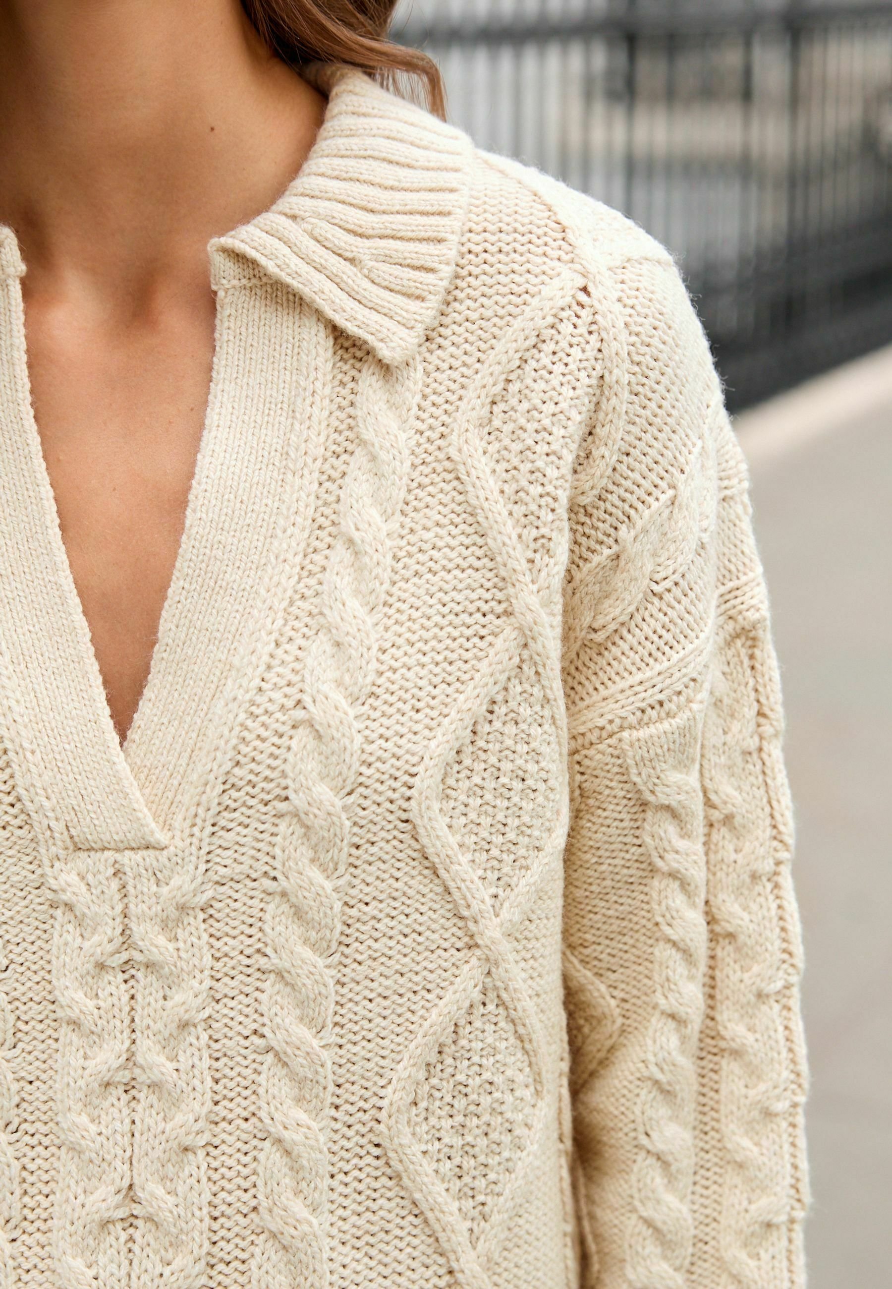 Next CABLE KNIT V-NECK STANDARD 