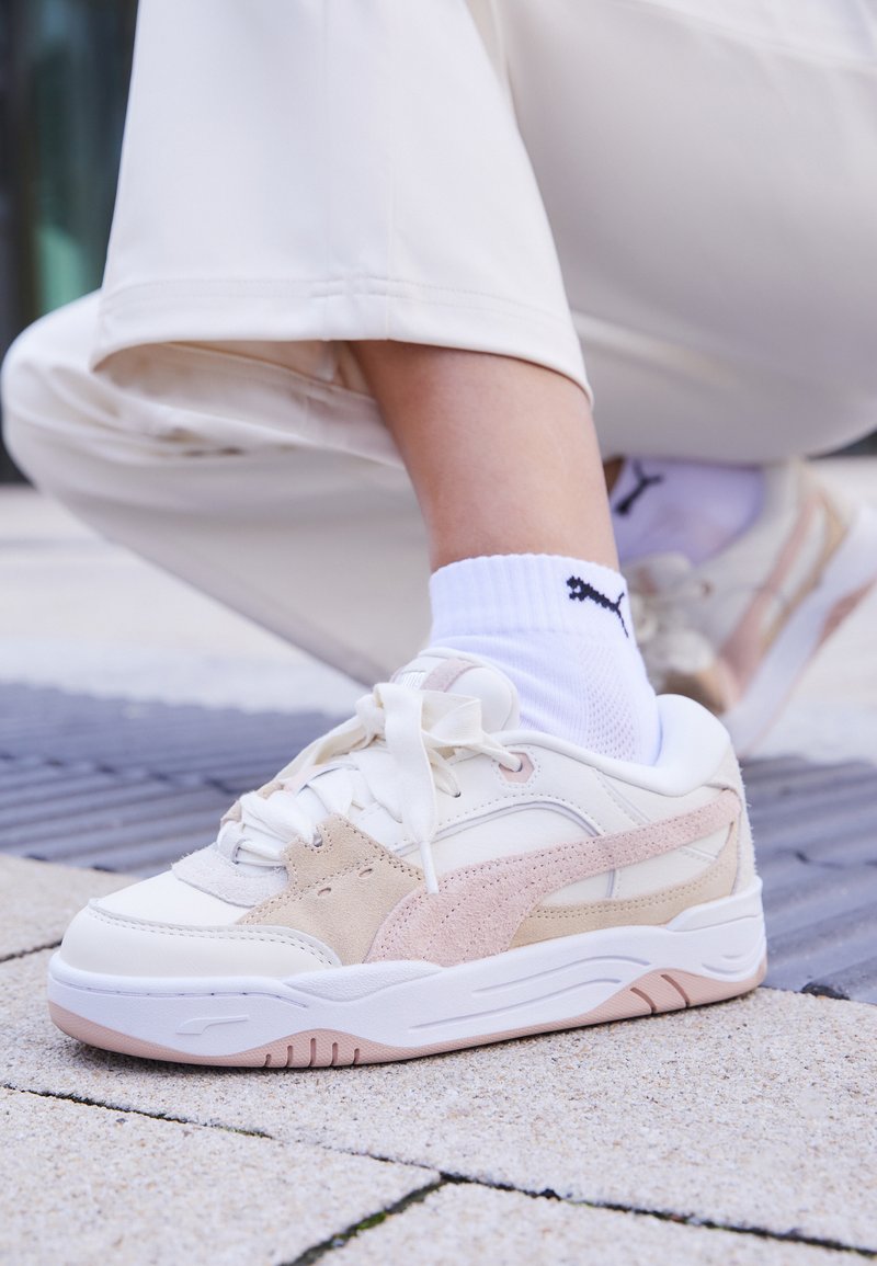 Puma classic high sole white peach Clearance