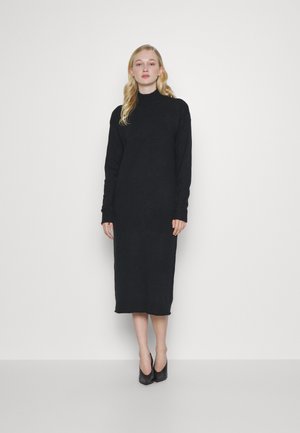 Vero Moda Tall VMKADEN CALF DRESS - Strikket kjole - black