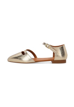 VENEZIA, SANDALS - Baleríny s páskem - gold-coloured