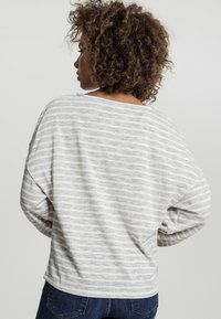 Urban Classics Strickpullover - grey/white