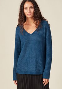 BONOBO Jeans UMWELTFREUNDLICHER  - Maglione - bleu canard