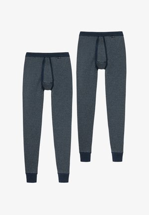 Schiesser 2-PACK MELANGE - Caleçon long - dunkelblau