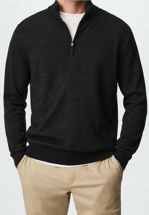 Strickpullover - anthracite