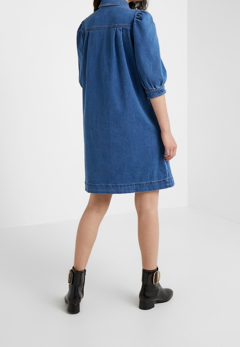 see by chloe denim shirt dress See by Chlo Denim Panelled Shirt Dress