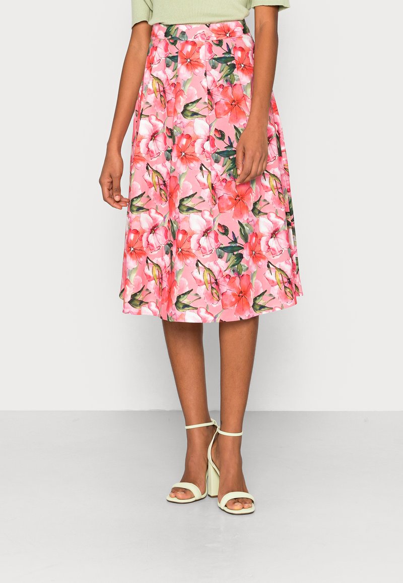 Damen Jeansröcke | More & More SKIRT MIDIA-Linien-Rockwatercolour flowers/mehrfarbig - MW41575 Damen Jeansröcke | More & More SKIRT MIDIA-Linien-Rockwatercolour flowers/mehrfarbig - MW41575