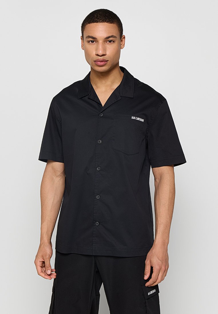 Han Kjøbenhavn Overhemd zwart