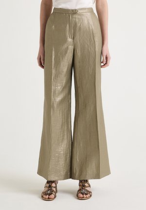 Stoffhose - gold
