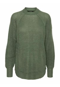 Vero Moda Strickpullover - mottled green