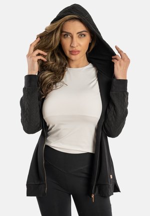 COMFORT CON CAPPUCCIO  - Sweatjacke - nero