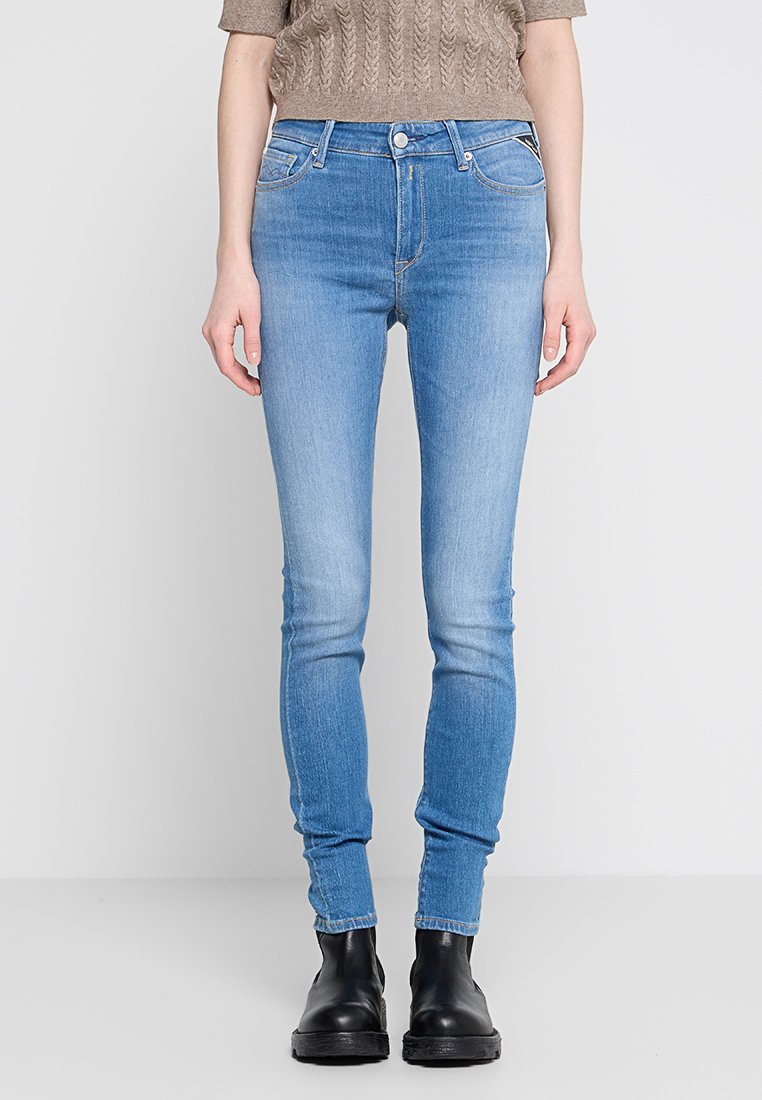 Replay Jeans Skinny Fit lichtblauw denim