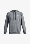 ICON FLEECE - Džemperis ar kapuci - pitch gray medium heather
