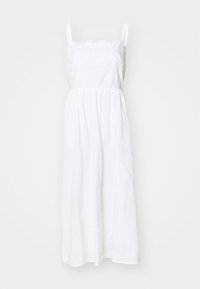 EYELET MIDI DRESS - Robe de jour - optic white