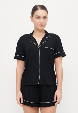 JACKET ESSENTIAL - Pyžamový vrchný diel - black