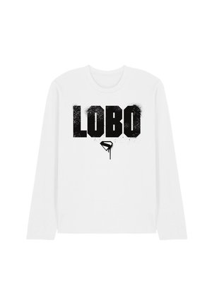 DC COMICS - SUPERMAN, SUPERGIRL LOBO LOGO - Long sleeved top - white