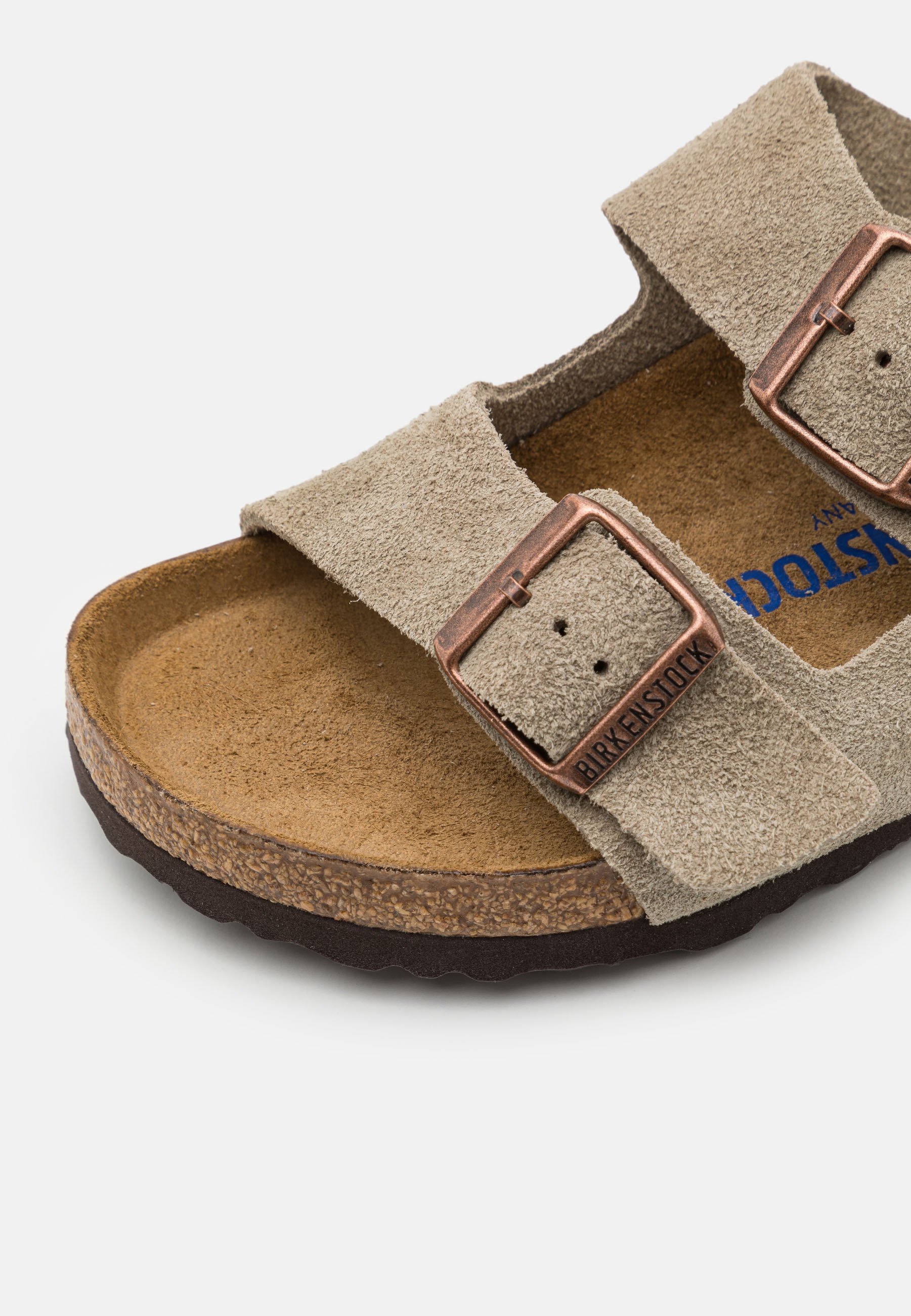 Birkenstock ARIZONA SOFT FOOTBED UNISEX - Pantoffels - taupe/taupe -  Zalando.nl