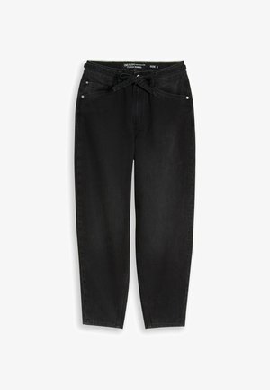 TOM TAILOR DENIM, TTADEA BARREL FIT - Wide Leg - dark stone black black denim