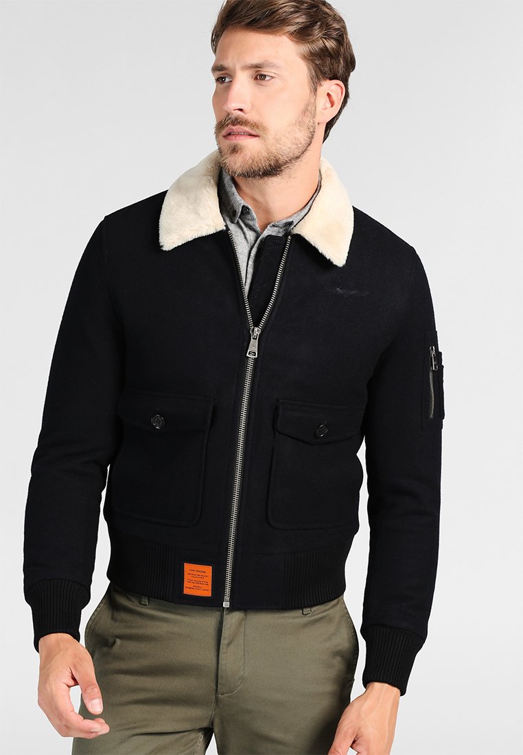 Bombers AVIATOR Giacca da mezza stagione navy Zalando.it Giacchetto Bomber da Uomo Giacca da Aviatore Cappotto