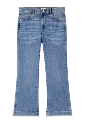 Oltre, JEANS FLARE STONE WASHED - Flared jeans - blu