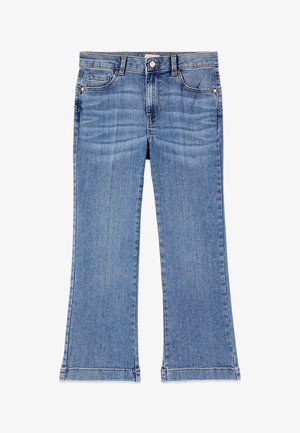 Oltre, JEANS FLARE STONE WASHED - Flared jeans - blu
